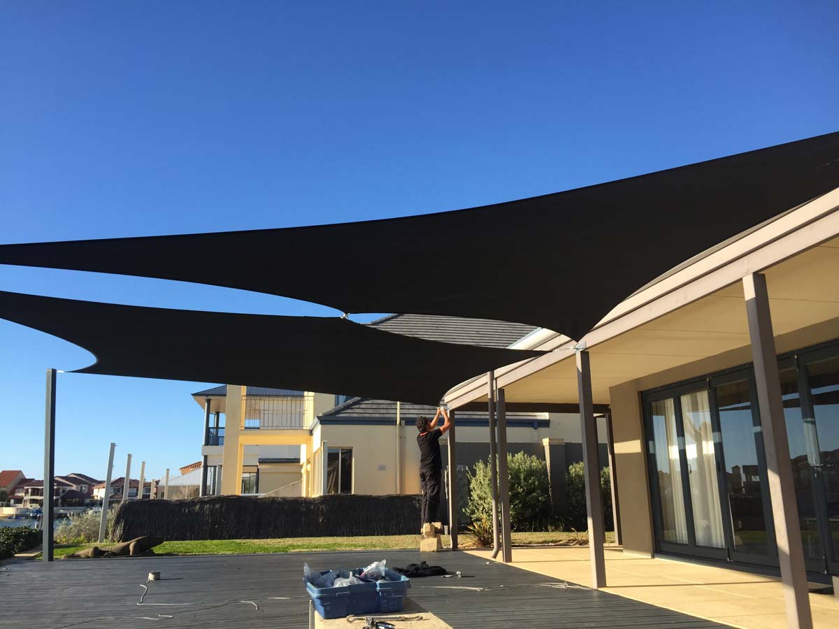 Patio Shade Sails Mandurah Structures Sails Marine Services